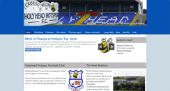 Desktop Screenshot of holyheadhotspur.com