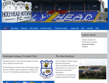 Tablet Screenshot of holyheadhotspur.com